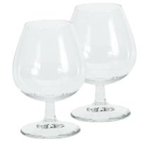Cognac glazen - 12x stuks - glas - 350 ml - likeur glazen Cognac glazen - 12x stuks - glas - 350 ml - likeur glazen