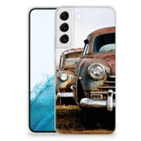 Samsung Galaxy S22 Plus | Siliconen hoesje | met foto Vintage Auto