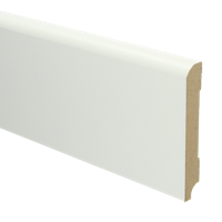 MDF Koloniale plint 120x18 voorgelakt RAL9010 - lengte 240cm