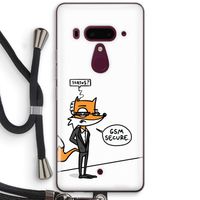 GSM secure: HTC U12+ Transparant Hoesje met koord