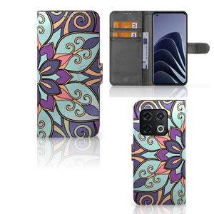 OnePlus 10 Pro Hoesje Purple Flower