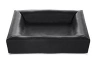Bia bed kunstleer hoes hondenmand zwart