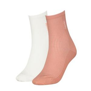 Calvin Klein 2 stuks Women Rib Sock