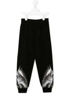 Marcelo Burlon County Of Milan Kids pantalon de jogging Wings - Noir