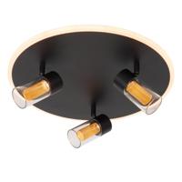 Lucide EVERINA - Plafonnière - Ø 40 cm - LED Dimb. - CCT - 2200K/6500K - Zwart | Essential Lucide EVERINA - Plafonnière - Ø 40 cm - LED Dimb. - CCT - 2200K/6500K - Zwart | Essential