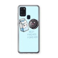Best Friend Forever: Samsung Galaxy A21s Transparant Hoesje Best Friend Forever: Samsung Galaxy A21s Transparant Hoesje