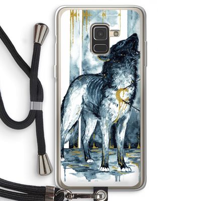 Bleeding Soul: Samsung Galaxy A8 (2018) Transparant Hoesje met koord