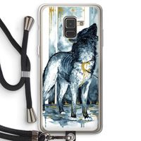 Bleeding Soul: Samsung Galaxy A8 (2018) Transparant Hoesje met koord
