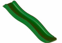 Glijbaan groen 175cm voor houten speeltoestellen - thumbnail