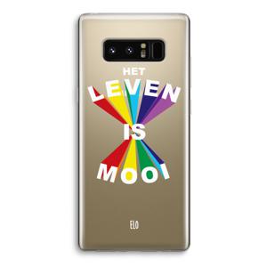 Het Leven Is Mooi: Samsung Galaxy Note 8 Transparant Hoesje