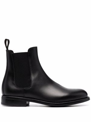 Scarosso Claudia leather ankle boots - Noir