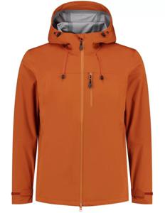 Blue loop M Virga Shell Rainjacket Heren Regenjas Rust M