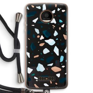 Terrazzo N°13: Motorola Moto Z Force Transparant Hoesje met koord