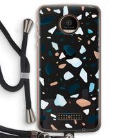 Terrazzo N°13: Motorola Moto Z Force Transparant Hoesje met koord