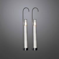 Konstsmide 1870-230 LED-kaars Set van 2 stuks Wit Warmwit