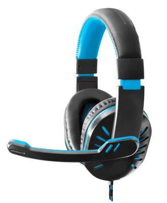 Esperanza EGH330B Koptelefoon met microfoon Hoofdband Zwart, Blauw