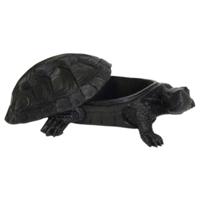 Housevitamin opbergpot turtle zwart 16 cm | 8 stuks