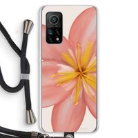 Pink Ellila Flower: Xiaomi Mi 10T 5G Transparant Hoesje met koord