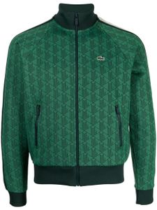 Lacoste veste zippée à patch logo - Vert