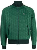 Lacoste veste zippée à patch logo - Vert