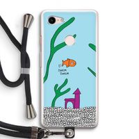 Aquarium: Pixel 3 Transparant Hoesje met koord