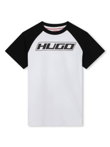 HUGO KIDS t-shirt en coton à logo imprimé - Blanc