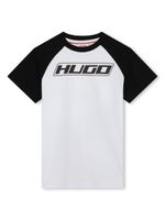 HUGO KIDS t-shirt en coton à logo imprimé - Blanc - thumbnail