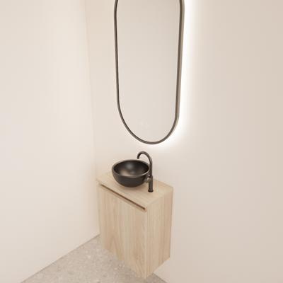 Fonteinmeubel BWS Meadow 40x50 cm Kastanje Eiken Incl. Topplaat