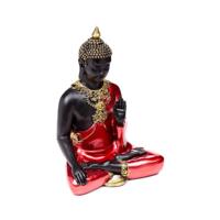 Rood, Zwart & Goud Thaise Boeddha Meditatie