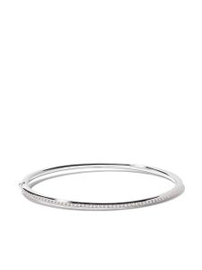 DE BEERS bracelet torque DB Classic en or 18ct pavé de diamants - Argent