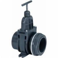 VDL 50mm PVC Schuifkraan - Onderhoudsvriendelijk en Lekvrij voor Vijverregulatie