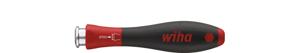 Wiha 2691 Schroevendraaierhandgreep SoftFinish-telescopic voor SYSTEM 4 wisselschacht 4.0 mm - 30373