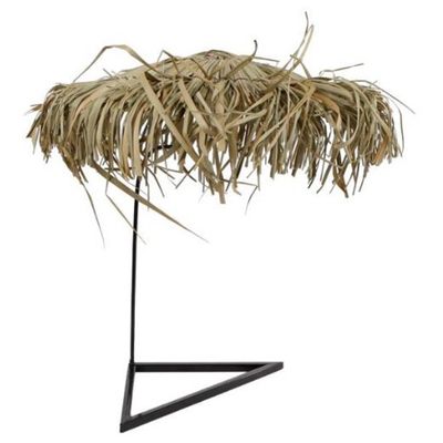 Gifts Amsterdam Parasol Voor Dienblad Ibiza 35 Cm Riet Naturel
