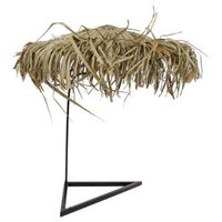 Gifts Amsterdam Parasol Voor Dienblad Ibiza 35 Cm Riet Naturel - thumbnail