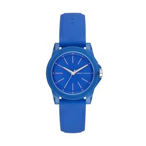 Horlogeband Armani Exchange AX4360 Silicoon Blauw 20mm