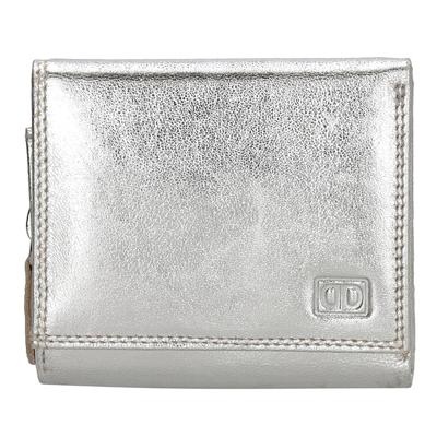 Double-D Overslag Portemonnee S RFID Zilver