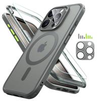 iPhone 15 Pro Classic Pro Case (HaloLock) Set - Frosted Grey