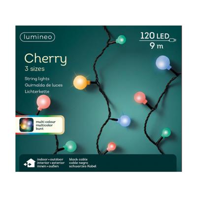 Lumineo feestverlichting - gekleurd - 120 led lampjes - 9 meter - twinkle - lichtsnoeren
