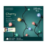 Lumineo feestverlichting - gekleurd - 120 led lampjes - 9 meter - twinkle - lichtsnoeren
