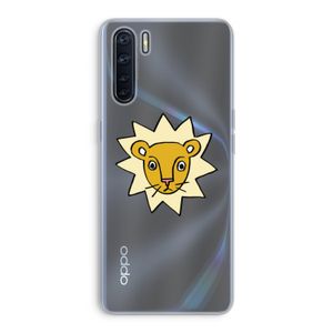 Kleine leeuw: Oppo A91 Transparant Hoesje