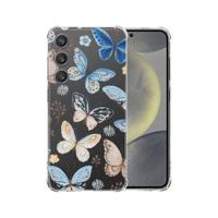 Samsung Galaxy S25 Hoesje - Vlinder TPU Antishock Samsung Galaxy S25 Hoesje - Vlinder TPU Antishock