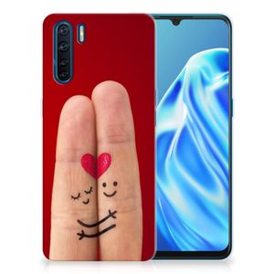 OPPO A91 Silicone Back Cover Liefde - Origineel Romantisch Cadeau