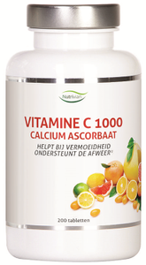 Nutrivian Vitamine C 1000 Calcium Ascorbaat Tabletten