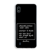 Mijn Motto's: Samsung Galaxy A10 Transparant Hoesje