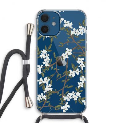 Blossoming spring: iPhone 12 Transparant Hoesje met koord