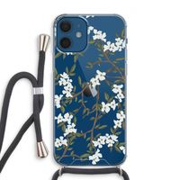 Blossoming spring: iPhone 12 Transparant Hoesje met koord Blossoming spring: iPhone 12 Transparant Hoesje met koord