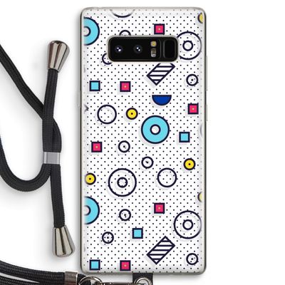 8-bit N°9: Samsung Galaxy Note 8 Transparant Hoesje met koord