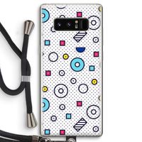 8-bit N°9: Samsung Galaxy Note 8 Transparant Hoesje met koord