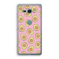 Dancing avocados: Sony Xperia XZ2 Compact Transparant Hoesje