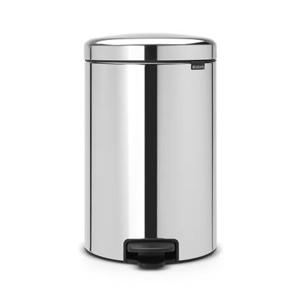 Brabantia NewIcon Pedaalemmer 20 L - Brilliant Steel